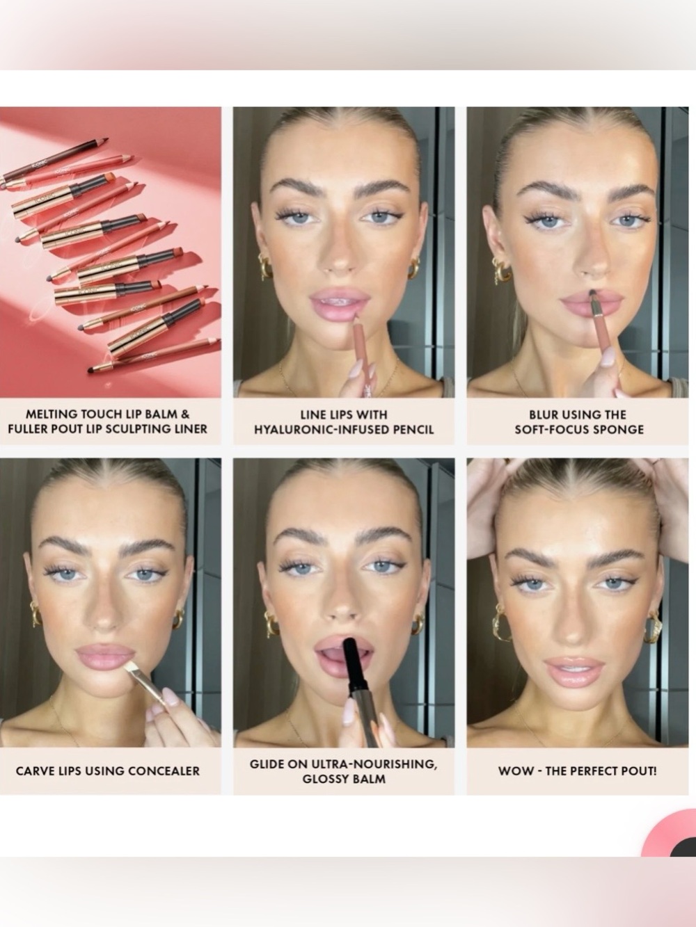 ICONIC London Fuller Pout Sculpting Lip Liner in Unbothered 1g BRAND NEW IN BOX - Picture 5 of 6